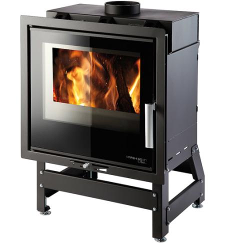 Krbová vložka HAAS+SOHN VESUVIO II 2S, černá / potisk skla