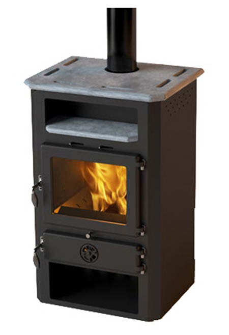 Krbová kamna MBS SD THERMO IN s TV mastek horní deska