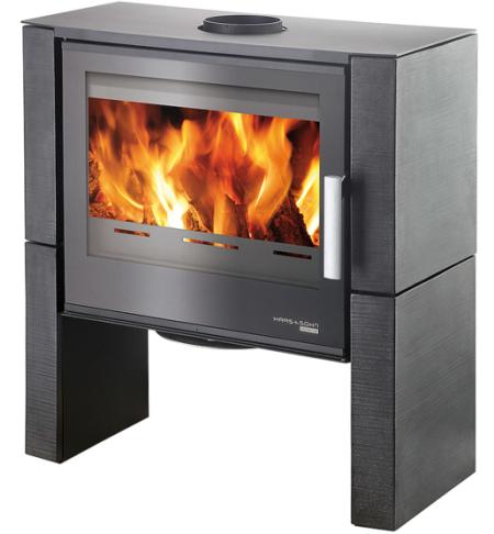 Haas+Sohn kachlová kamna DALE černá, antracit