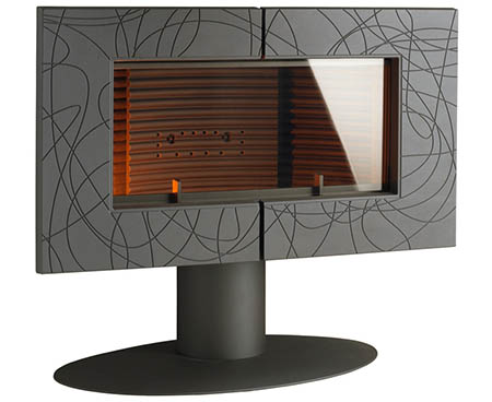 Litinová kamna INVICTA SYMPHONIA antracit ref. 6115-44