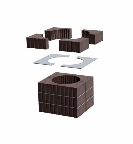 AKUMULAČNÍ SADA HORNÍ ROMOTOP MAMMOTH pro krbové vložky s průměrem odkouření 200 mm