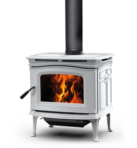 ALDERLEA T4 Classic smaltované provedení bílá Antique White, s levými dveřmi na nožičkách a popelníkovým systémem