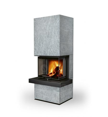 Akumulační krb Romotop CARA CS 02 s obložením z přírodního kamene