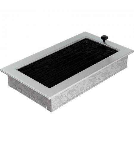 KRATKI mřížka 17x30 cm  broušený nerez s žaluzií