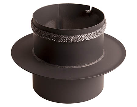 Přechod do keramického komína s růžicí 160mm/160mm/1,5mm