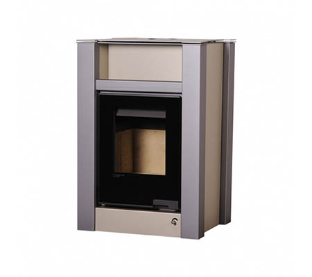 Krbová kamna HS Flamingo AQUAFLAM VARIO  LEND 11/7kW olivová