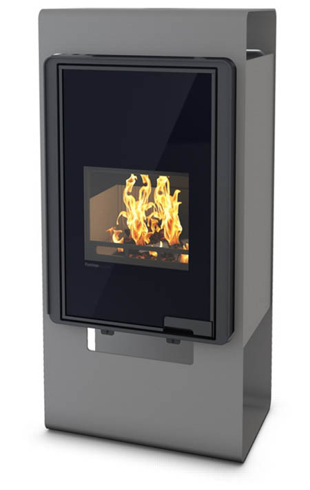 Krbová kamna HS Flamingo DELUXE  SINGA, šedá