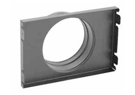 Připojení mřížky STYLE na ohebné potrubí 450 x 220 mm,průměr 2x150