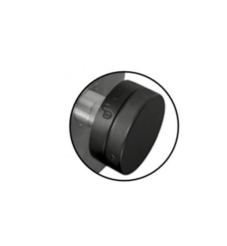 Karl samostatné ovládání komínové klapky - Round barva černá