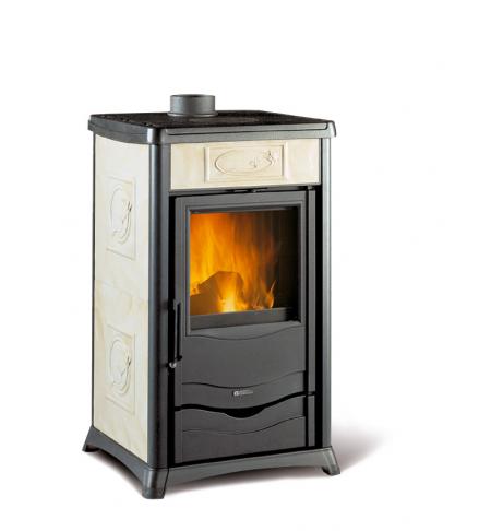 Teplovodní krbová kamnaNORDICA TERMOROSSELLA PLUS EVO D.S.A. 4.0 Liberty Panna