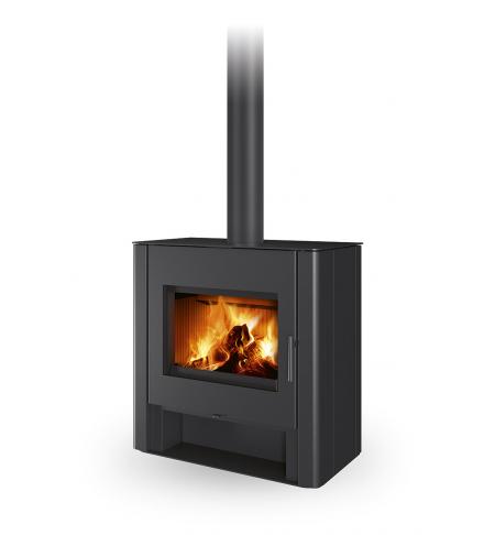 Romotop TELDE plech kamna s teplovodním výměníkem a dvojitým prosklením