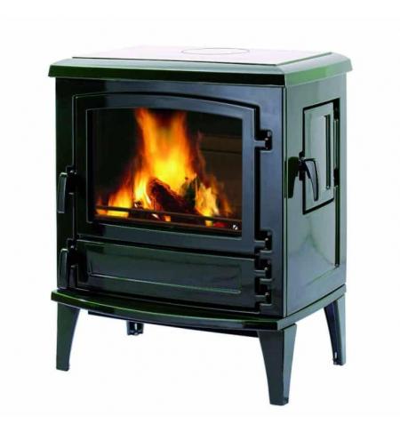 Krbová kamna Leda Aruba tmavě zelený smalt