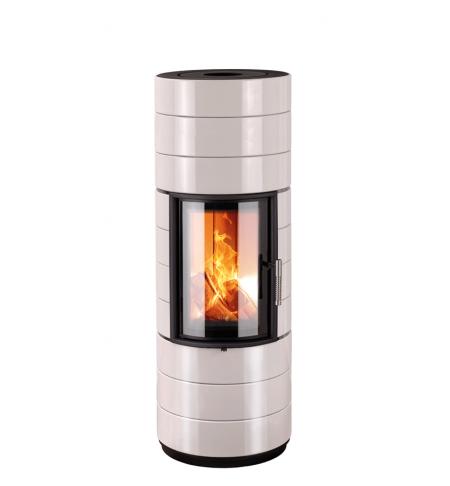 Leda Colona Lite M kulatá dvířka, bílý smalt, horní odkouření