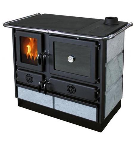 Sporák na tuhá paliva s výměníkem MBS THERMO MAGNUM PLUS sporák s TV mastek pravý