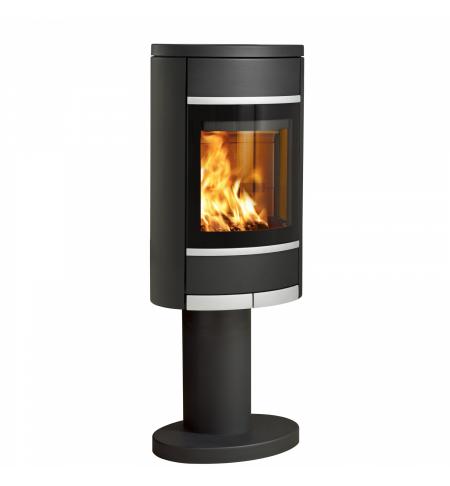 Scan 68-4 s nohou černý lak,bez bočního prosklení,hliníkové lišty