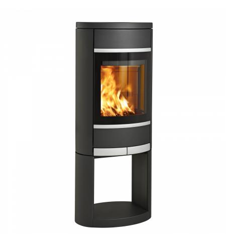 Scan 68-6 černý lak,bez bočního prosklení,hliníkové lišty lišty