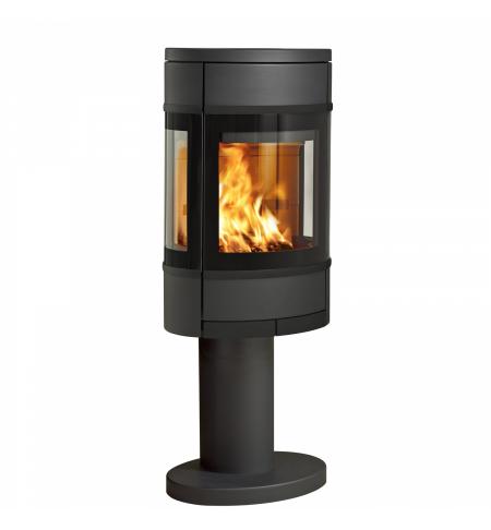 Scan 68-9 s nohou černý lak s bočním prosklením,černé lišty