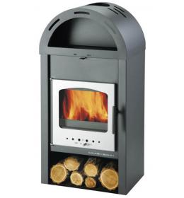 HAAS SOHN Vaasa Plus III antracit/dvířka stříbrná