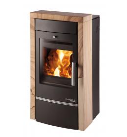 Krbová kamna HAAS+SOHN VISBY II s výměníkem, černá, Woodstone Prestige