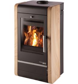 Krbová kamna Haas+Sohn Avesta černá, woodstone prestige