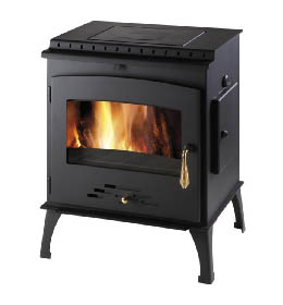 Krbová kamna HAAS SOHN Arktic 12 s plotýnkou černé