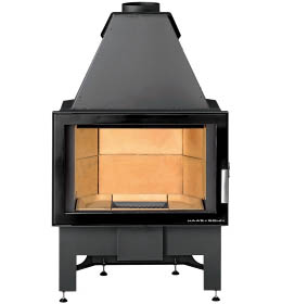 Krbová vložka HAAS SOHN JONAVA IV černá,smaltova dvířka