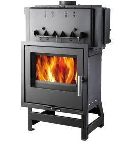 Krbová vložka HAAS SOHN VESUVIO II/13/1S s výměníkem, černá/litinová dvířka