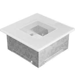 KRATKI Krbová mřížka bez žaluzie 11 x 11 cm