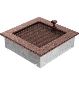 KRATKI mřížka 17x17 cm měděná se žaluzií