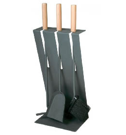 Krbové nářadí LIENBACHER 21.02.741.2 3 dílné, barva antracit, rukojeti dřevěné