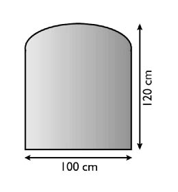 Sklo pod kamna Lienbacher,21.02.882.2/100x120cm,8mm
