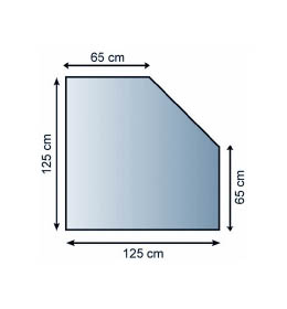 Sklo pod kamna Lienbacher,21.02.983.2/125x125cm,8mm