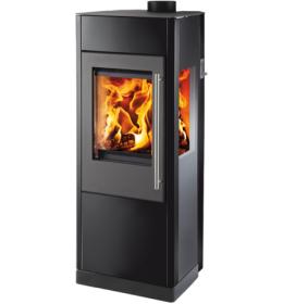 HAAS+SOHN  EIFFEL krbová kamna, černá lesklá
