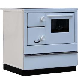 Sporák na tuhá paliva Thorma OKONOM 85 FIKO De Luxe pravý bílý