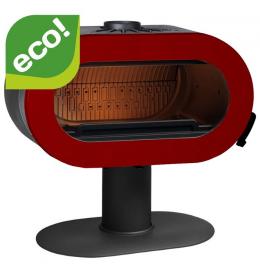 Litinová kamna INVICTA FIFTY červený smalt ref. 6480-47