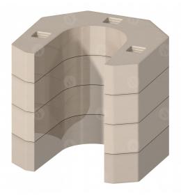 Akumulační sada pro krbová kamna Romotop