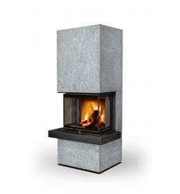 Akumulační krb Romotop CARA CS 02 s obložením z přírodního kamene