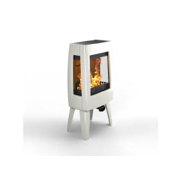 Litinová krbová kamna DOVRE Sense 103 E8 bílý smalt