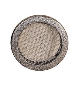 Krbová mřížka kulatá 160mm staré stříbro