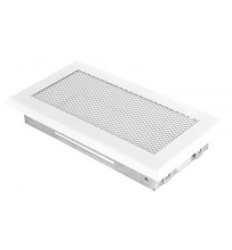 Krbová mřížka 10x20cm bílá