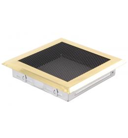 Krbová mřížka 16x16cm mosaz