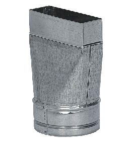 Redukce rovná, kanál - flex 125mm