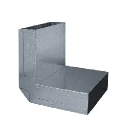 Koleno stěna-strop 90°–kanál 350 x 70 mm