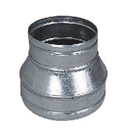 Redukce 125/100mm, pozink