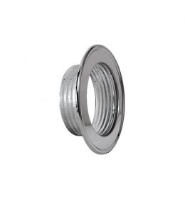 Růžice k hliníkovému potrubí 125mm chrom