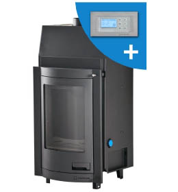 Krbová vložka HS Flamingo AQUAFLAM PANORAMA 7 s výměníkem a automatickou regulací hoření