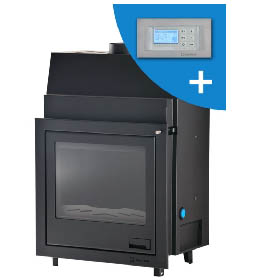 Krbová vložka HS Flamingo AQUAFLAM 25 s výměníkem a automatickou regulací hoření