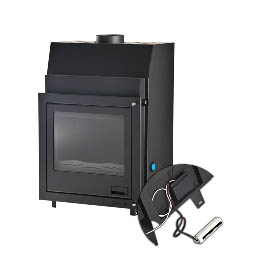 Krbová vložka HS Flamingo AQUAFLAM 25 s výměníkem a základní regulací