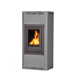 Krbová kamna HS Flamingo AQUAFLAM 12 s výměníkem - šedá, základní regulace