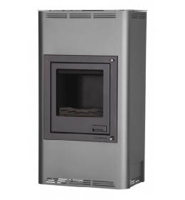 Krbová kamna HS Flamingo AQUAFLAM 17 s výměníkem - šedá, základní regulace